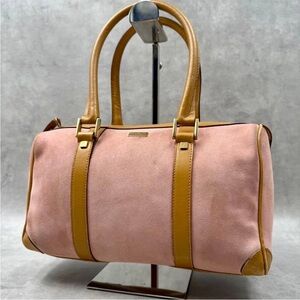 Gucci Pink and Tan Satchel Bag